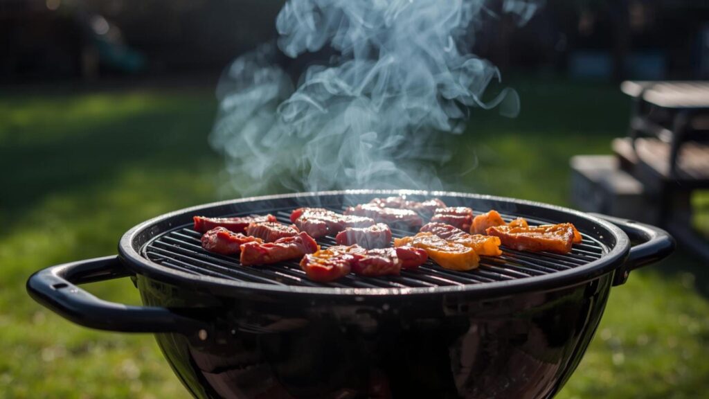 como controlar a temperatura da churrasqueira a carvão
